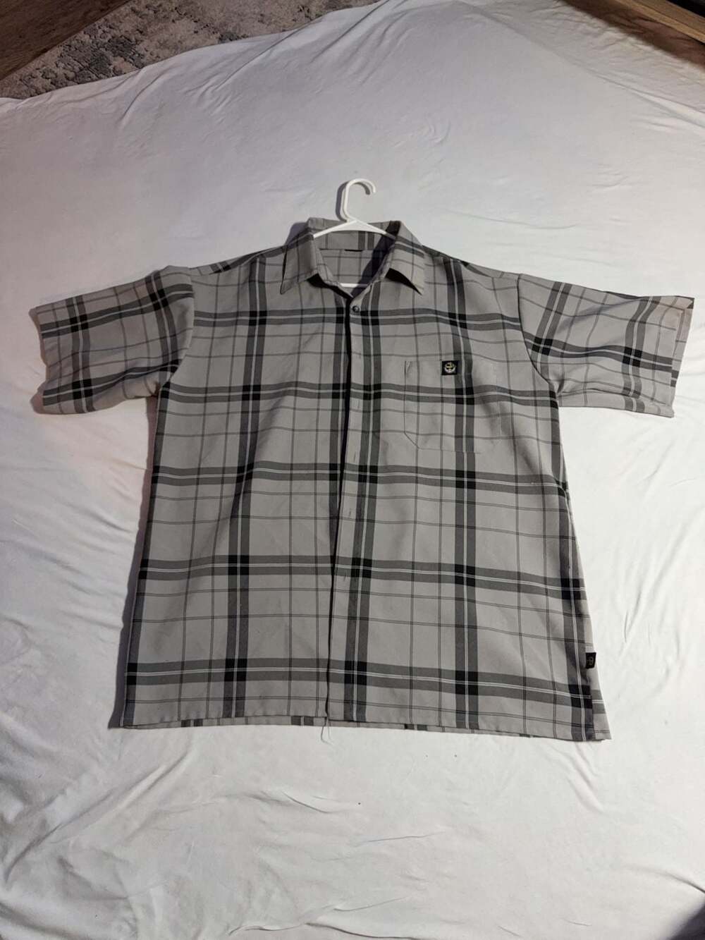 Ranchero Vintage Plaid Short Sleeve Button Down Shirt